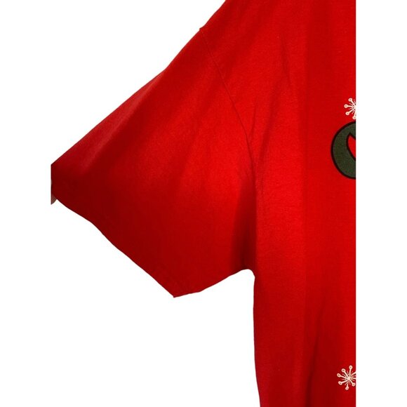 GILDAN A CHRISTMAS STORY "I Shot My Eye Out" Red Short Sleeve Crewneck Tee XL - Picture 4 of 6